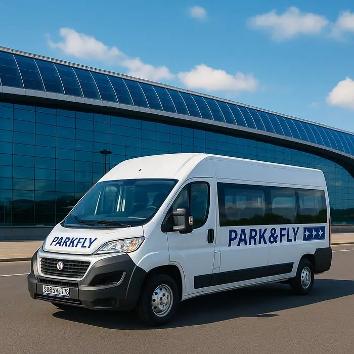 Автобус-шатл Park&Fly у терминала